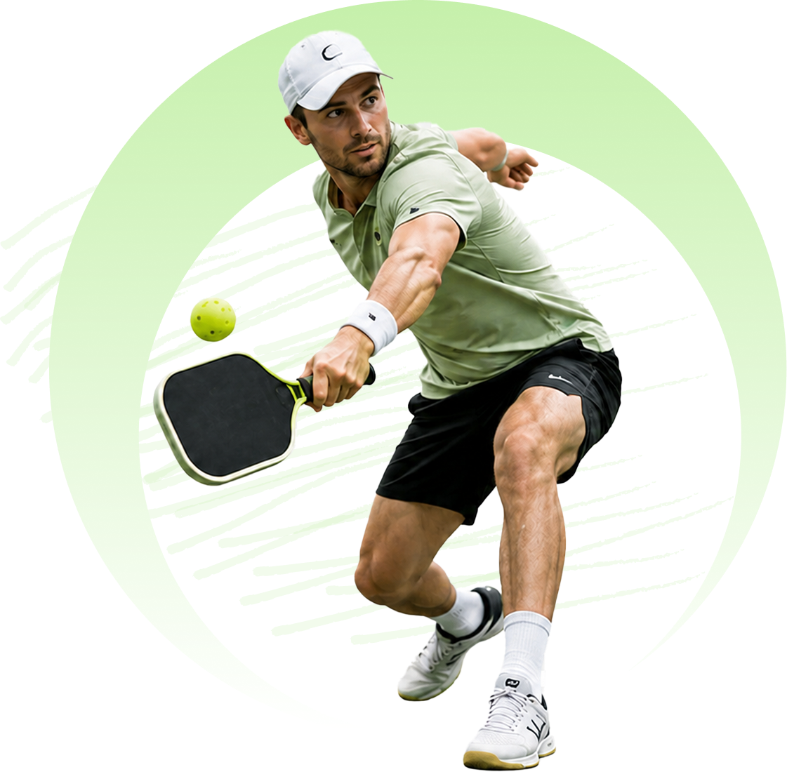 Pickleball player